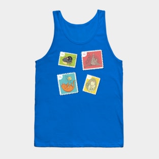 Cat Stamp Collection Tank Top